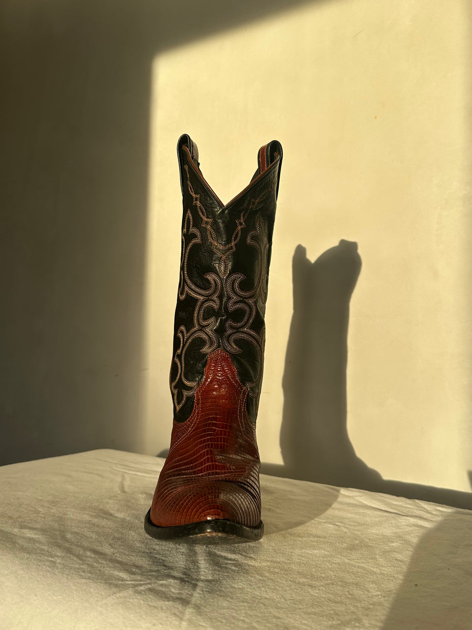 Collector's Larry Mahan Exotic Lizart Boot size 7/8