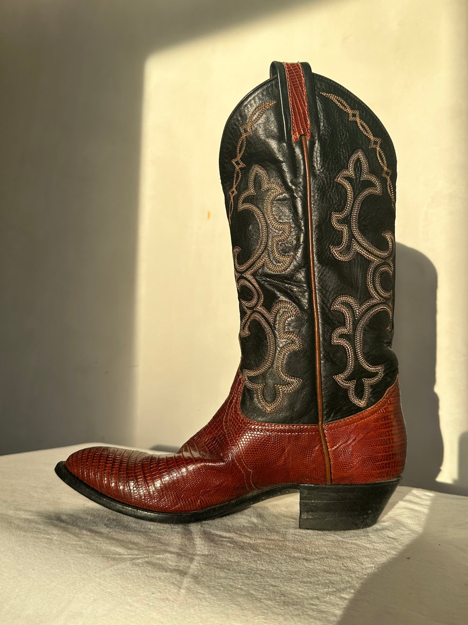 Collector's Larry Mahan Exotic Lizart Boot size 7/8