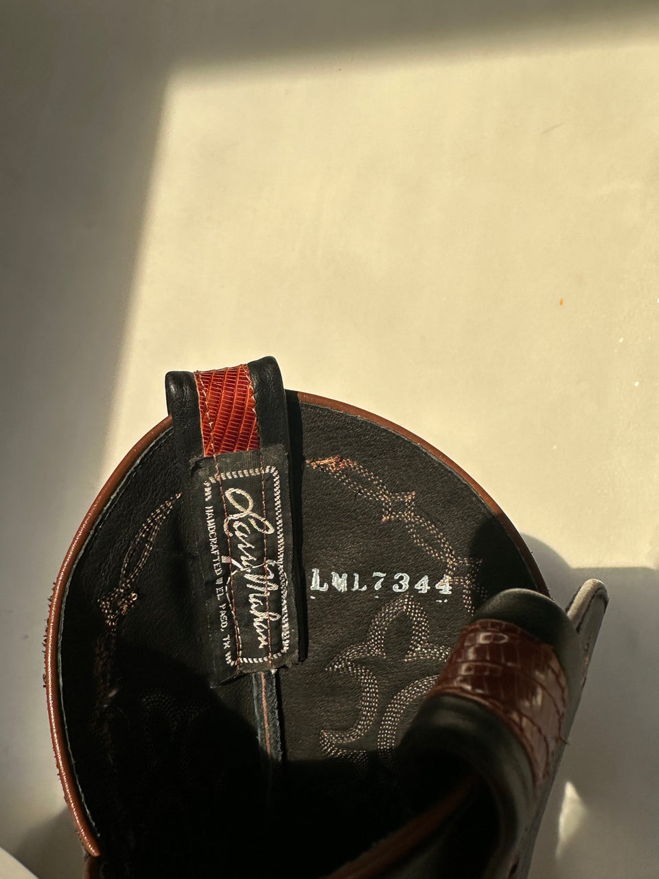 Collector's Larry Mahan Exotic Lizart Boot size 7/8