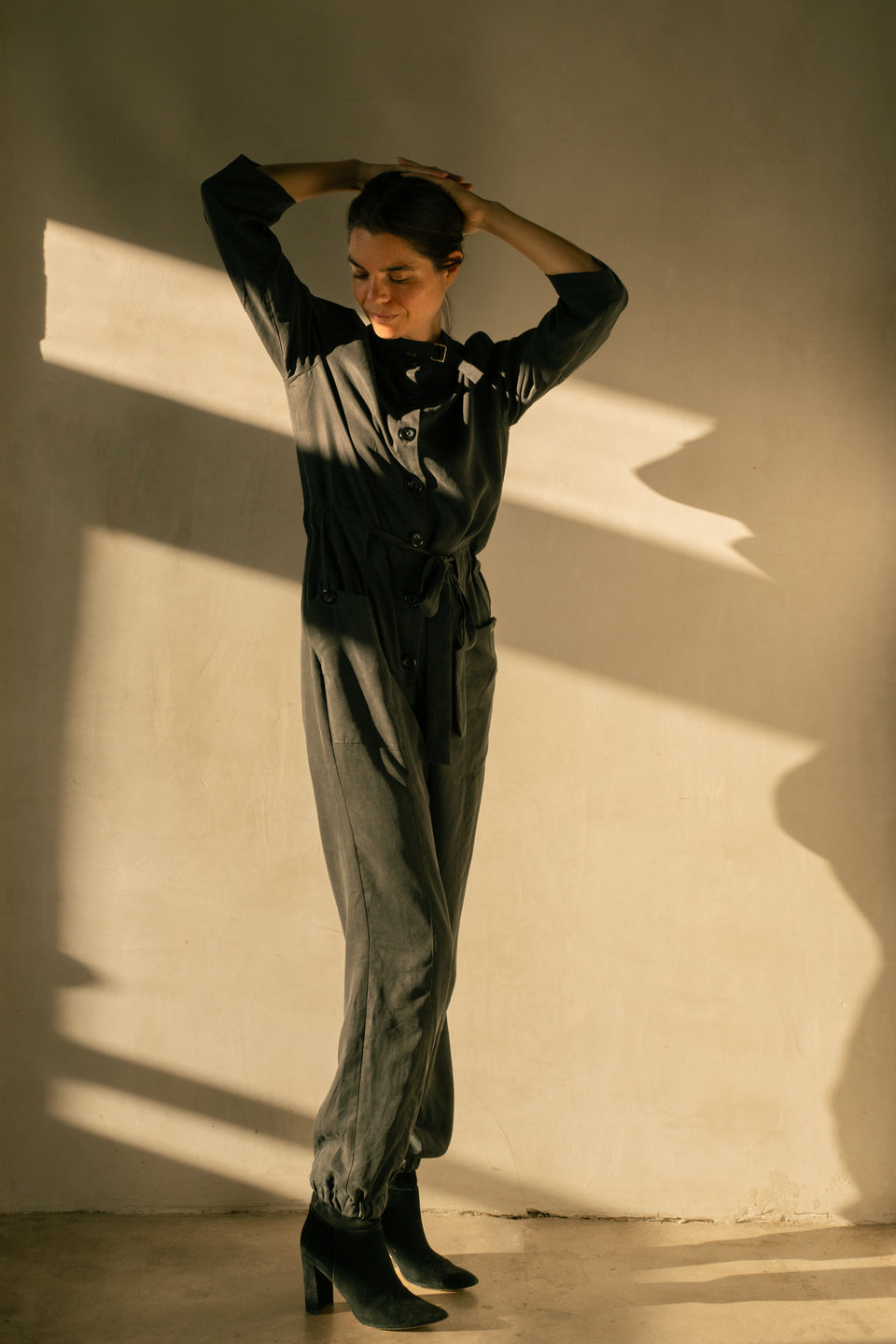 Utility Jumpsuit - Italian cupra