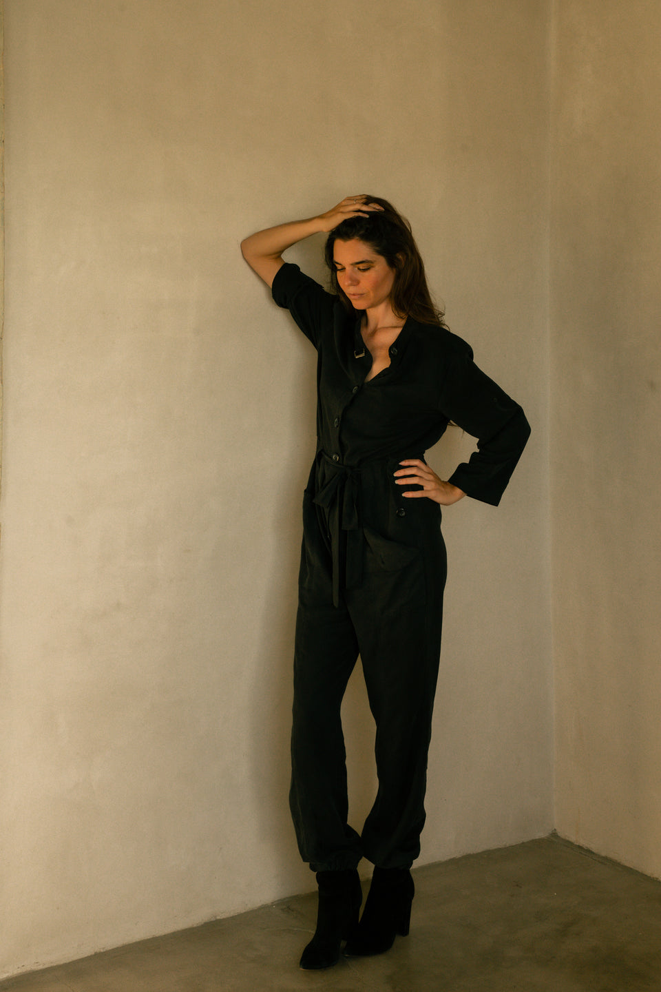 Utility Jumpsuit - Italian cupra